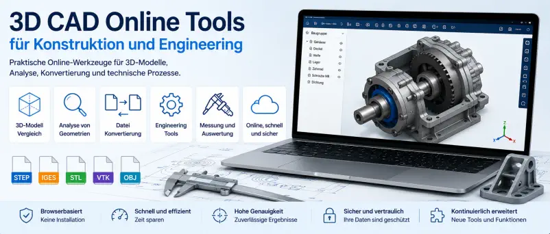 3D CAD Online Tools für Konstruktion und Engineering