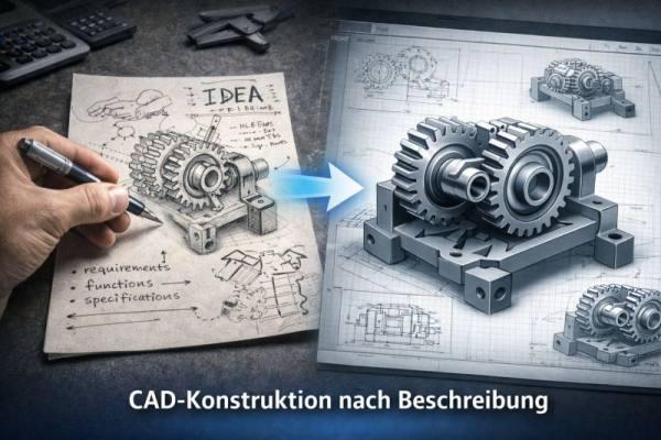 CAD-Konstruktion nach Beschreibung