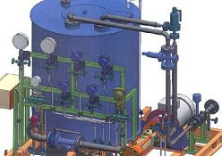 Flushing water system