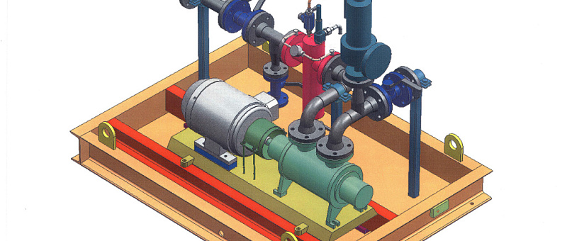 Filter- und Pumpenstation