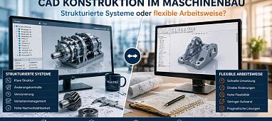 CAD Konstruktion mit strukturierte Systeme