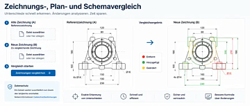 Zeichnungsvergleich