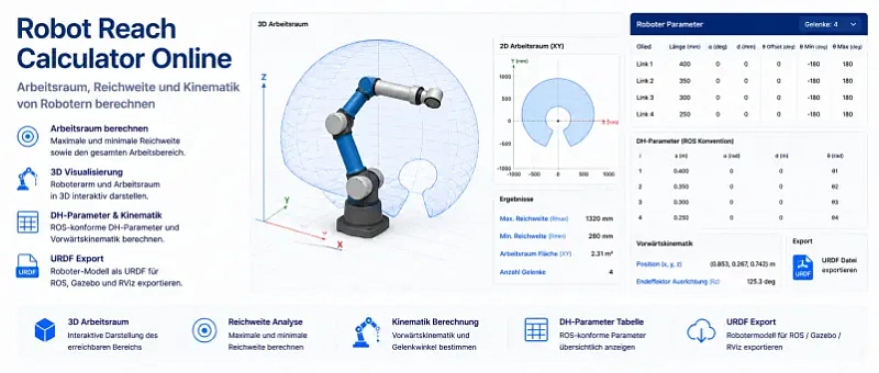 Robot Reach Calculator