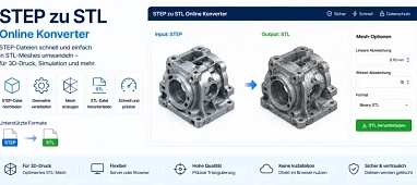 Informationen zum STEP zu STL Converter