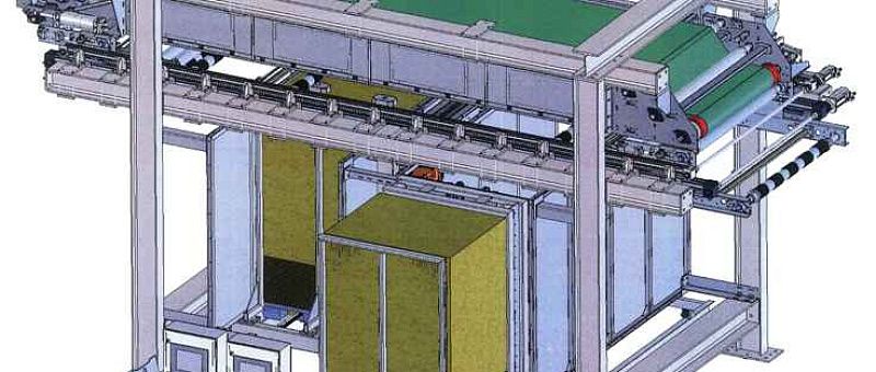 Packaging unit Nonwoven line