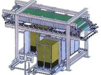 Packaging unit Nonwoven line