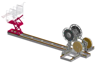 Renn-Rollstuhl-Ergometer